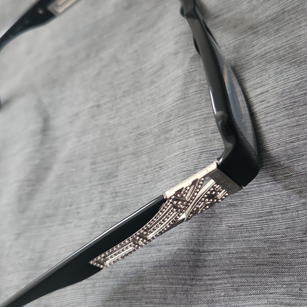 Versace Black Eyeglasses - Picture 4 of 6